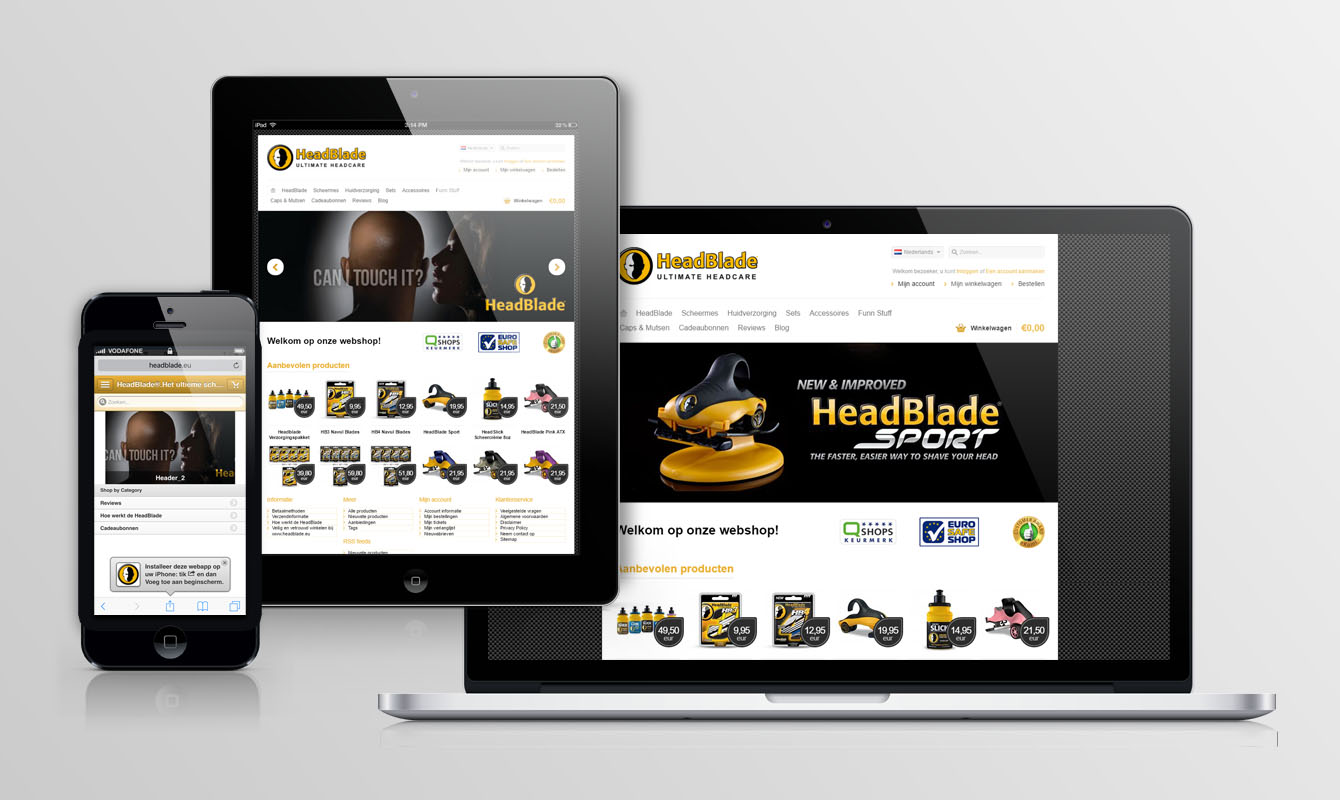 Webshop Headblade